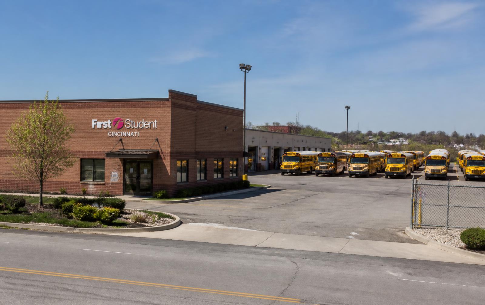 First Student transportation facility in Cincinnati, Ohio
